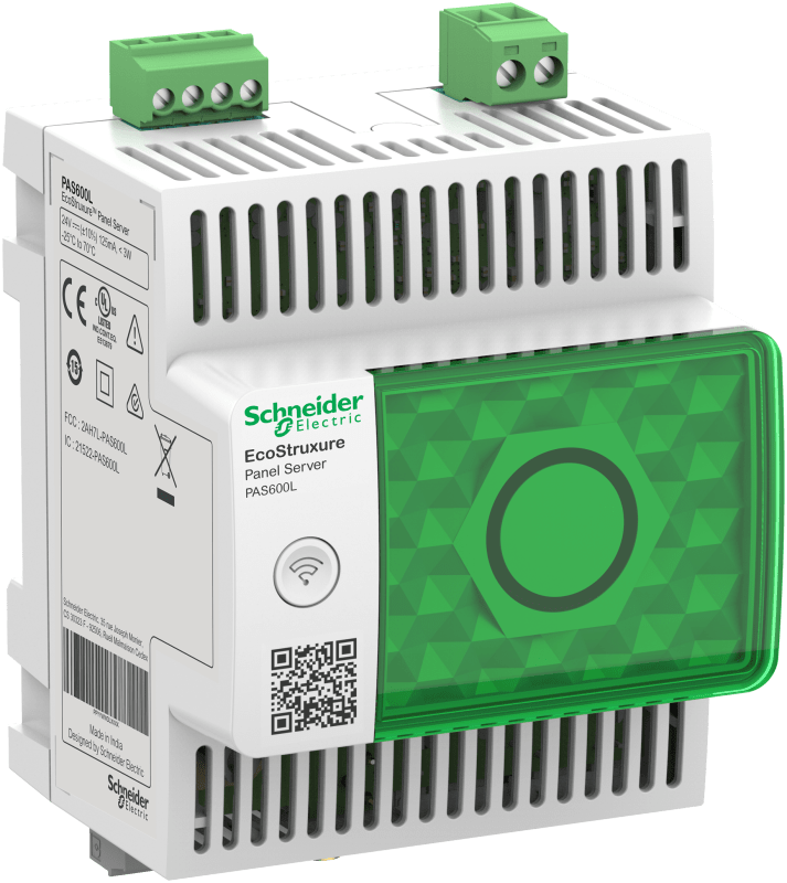 Schneider Electric EcoStruxure Panel Server - universal wireless, concentrator modbus gateway 24 VDC PAS600L