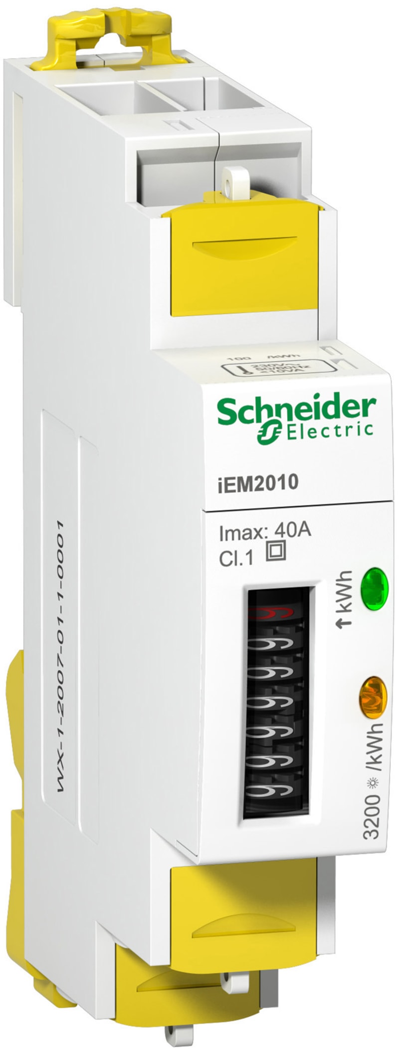 Schneider Electric modular single phase power meter IEM2010 - 230V - 40A with pulse A9MEM2010
