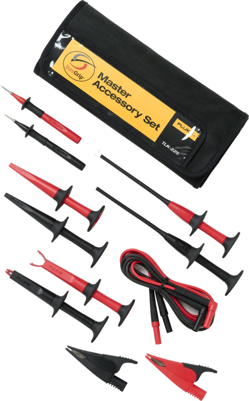 Fluke TLK225-1 SureGrip Master Test-Lead Accessory Kit (3971234)