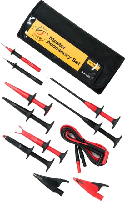 Fluke TLK225-1 SureGrip Master Test-Lead Accessory Kit