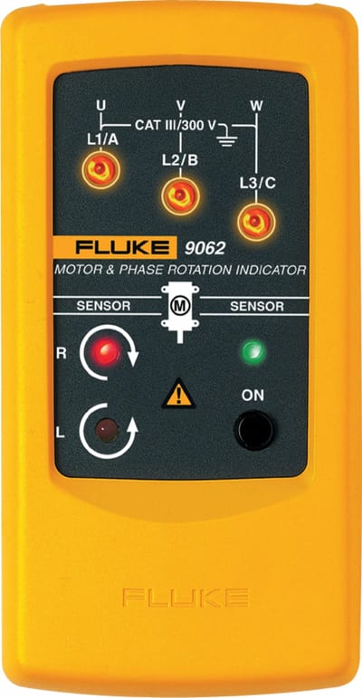 Fluke 9062 Phase Rotation and Motor Rotation Tester