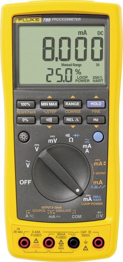 Fluke 789 ProcessMeter True-RMS Multimeter and Loop Calibrator
