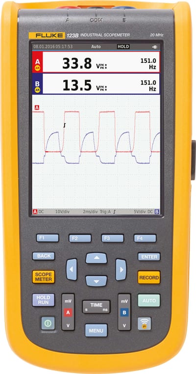 Fluke 123B/EU Industrial ScopeMeter 20 MHz
