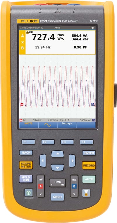 Fluke 125B/EU Industrial ScopeMeter 40 MHz