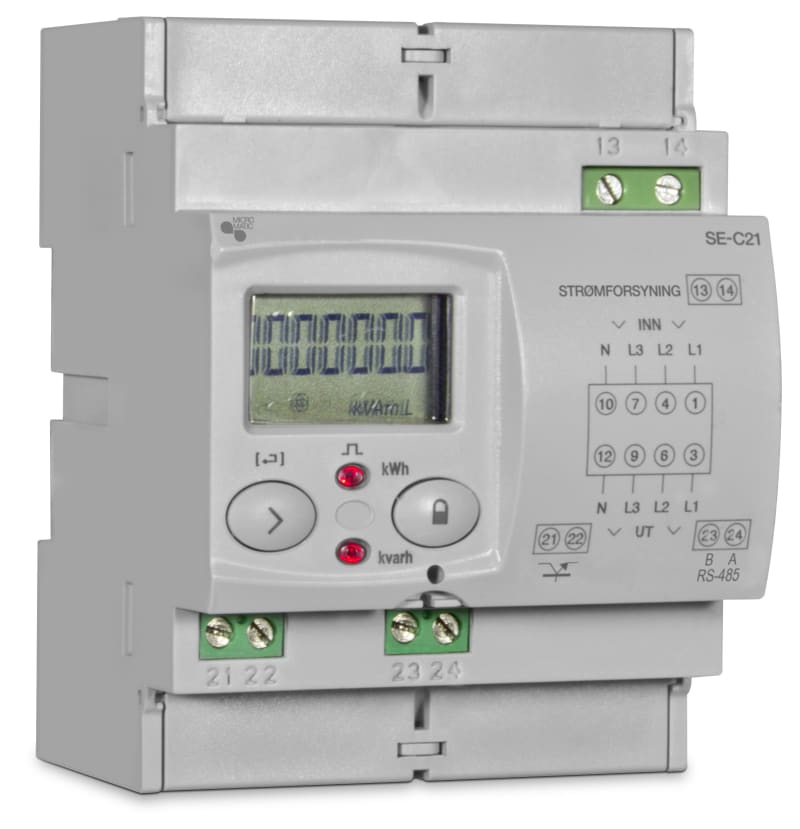 Meter SE-C21-RS485 3-Phase 230/400V 65A (CI22422MC)