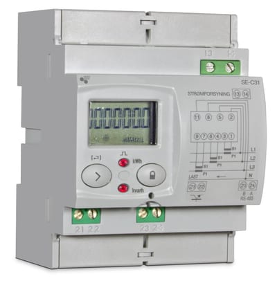 Meter SE-C31-RS485 3-Phase 230/400V ../5A