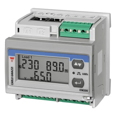 Double 3-phase meter RS485/pulse (EM27072DMV53XOSX)