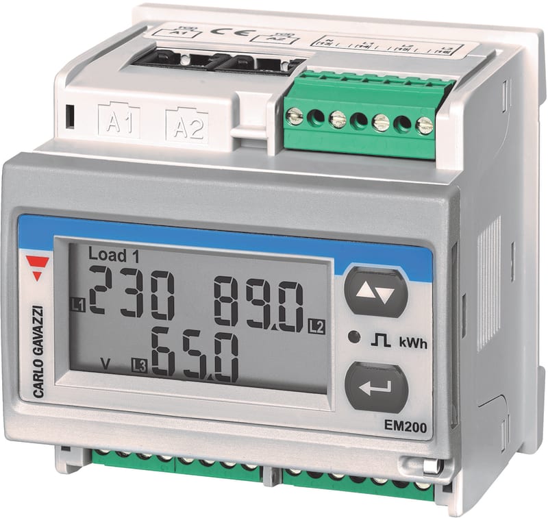 Double 3-phase meter RS485 (EM28072DMV53X2SX)