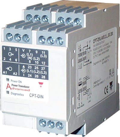 Three-Phase Energy Transducer 3×10 V DC Output