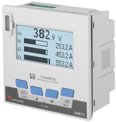 Power analyser WITH MBUS + DIG. OUTPUT