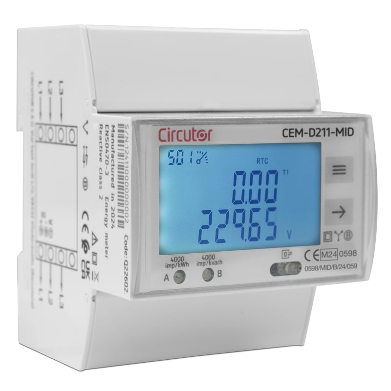 Meter CEM-D211 3-Phase 230/400 100A Modbu (CI22612)