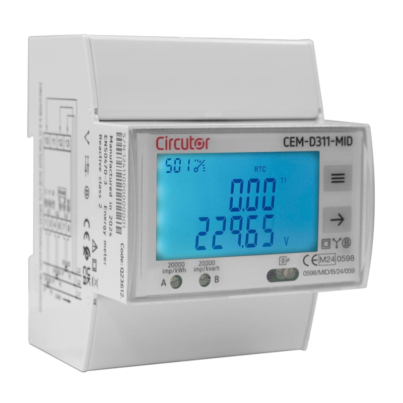 Meter CEM-D311 3-Phase 230/400 ../5A Modb (CI23612)