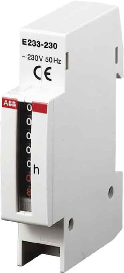 ABB 2CDE400000R1601 E233-24 is a working hour meter, working with 24V voltage and 50Hz frequency