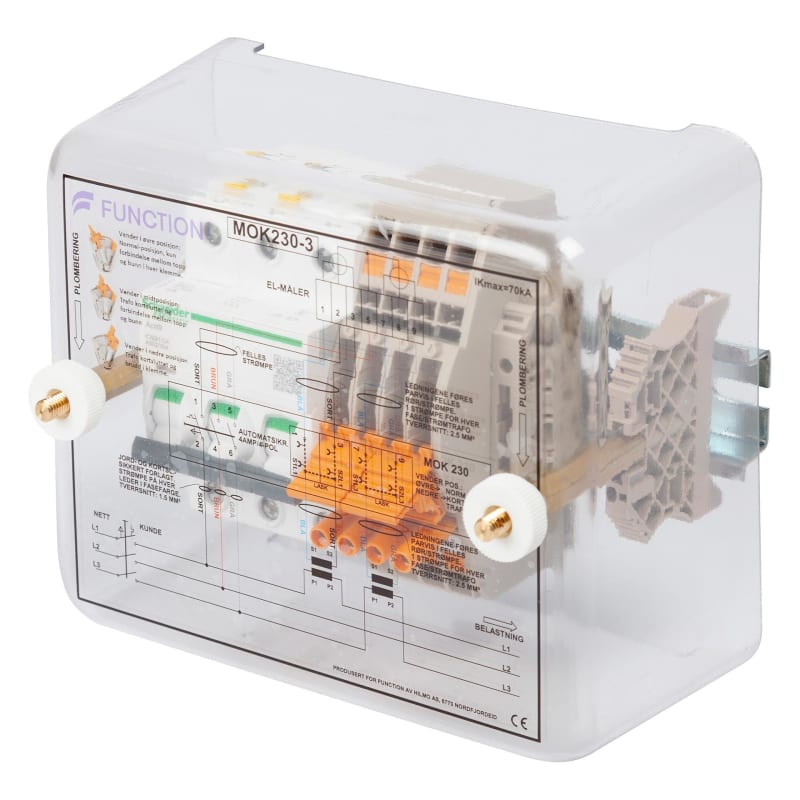 Mustleromkobler 230V switch terminal open (HI1400)