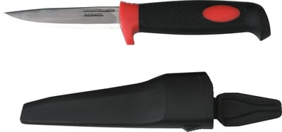 Cimco 120571 Sheath Knife with Rubber Handle, 225 mm