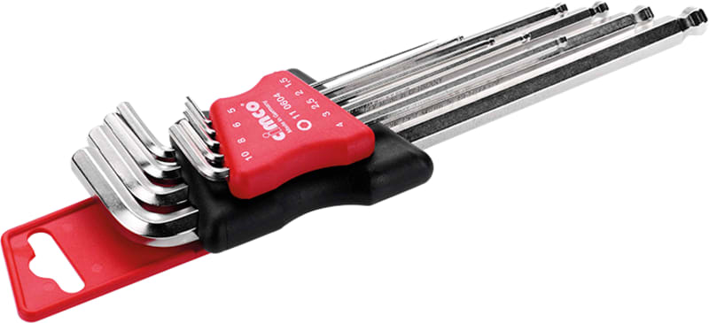 Cimco Hex Key Set 1.5-10 mm, 9 Pieces (110604)