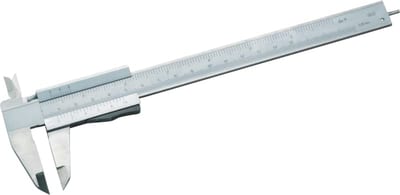 Cimco 210202 Chrome Vernier Caliper 150 mm with Depth Gauge