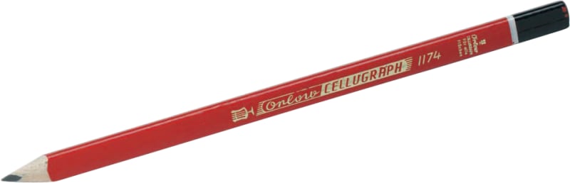 Cimco 212170 Carpenter's Pencil, 240 mm, Red