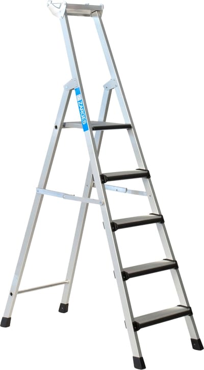 Zarges Z600 G421 XL Professional 5-Step Aluminium Platform Ladder