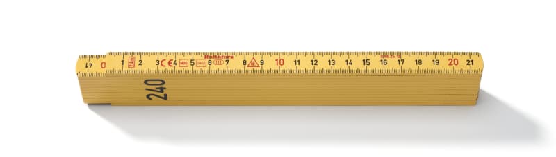 240 CM Folding Rule Fibreglass 59-2,4-12 (201304)