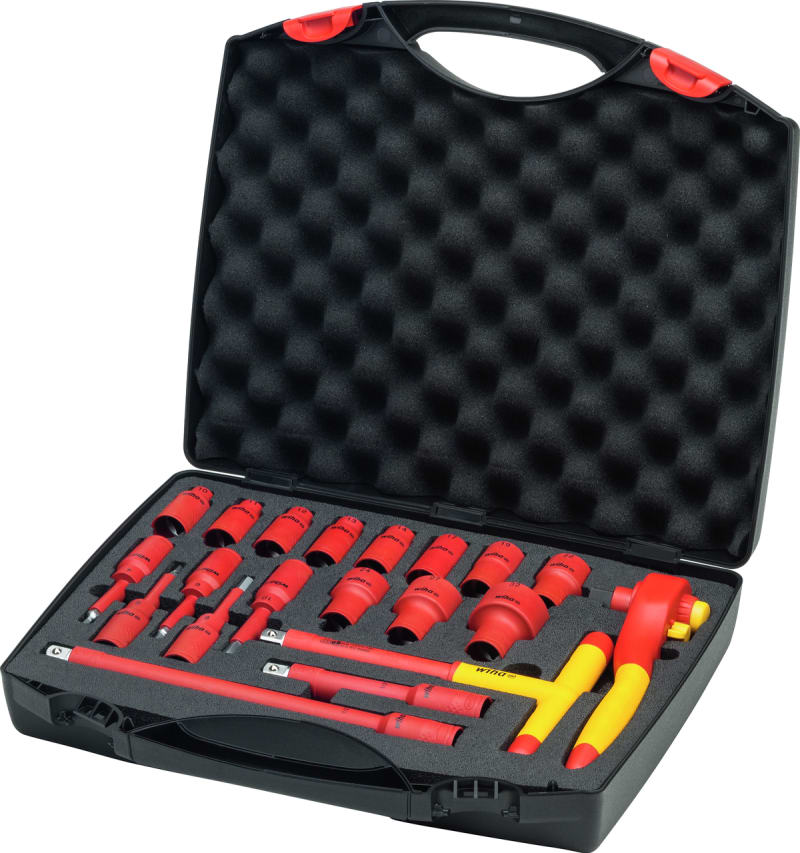 Ratchet wrench set,insulated,1/2" (43024)