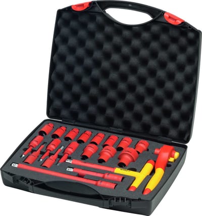 Ratchet wrench set,insulated,1/2"
