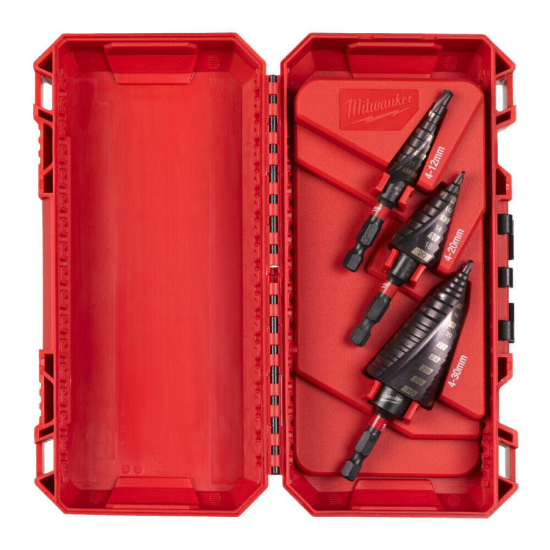 Step Drill Bit SHW SET 4-12/4-20/4-30 3P (48899266)
