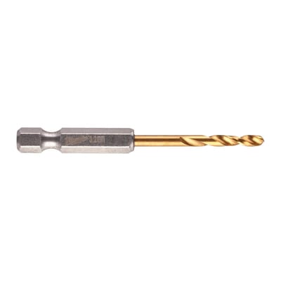 Metal Drill Bit SW HSSG TIN 3,2mm 2P
