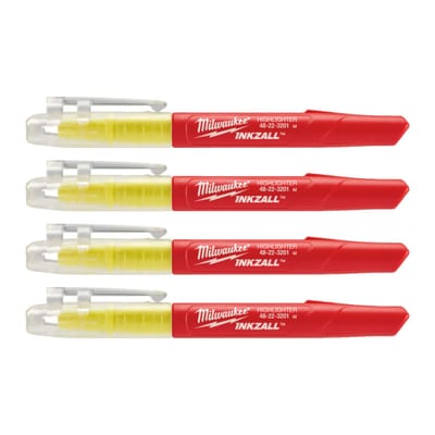 Highlighter Inkzall Yellow 5P