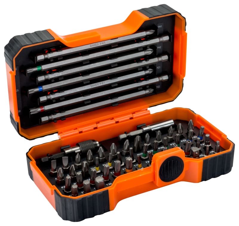 Bit set 1/4", 54 pieces (59/S54BC)
