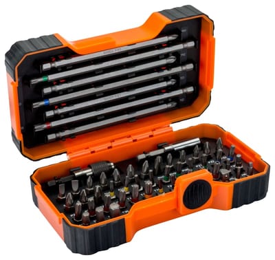 Bit set 1/4", 54 pieces
