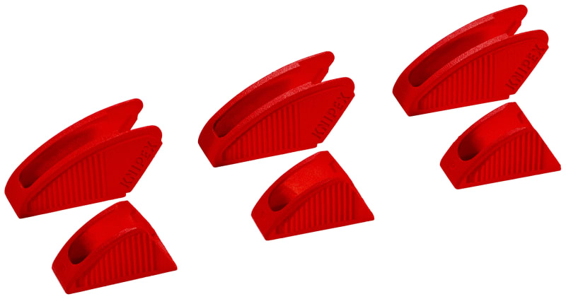 Knipex 86 09 300 V01 Protective Jaw Inserts for 86 XX 300 Pliers Wrench, 3 Pairs