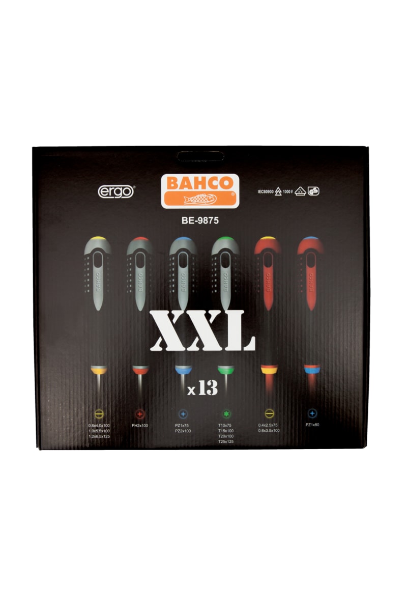 Screwdriver set Ergo 13 parts (BE-9875)