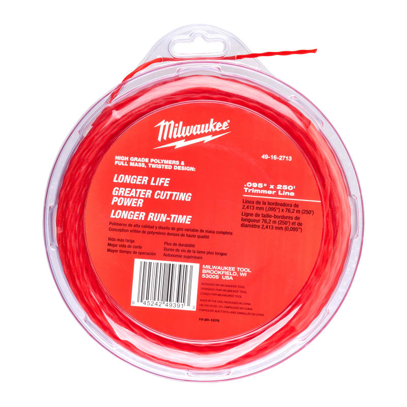 Milwaukee 2.4 mm x 76 m Trimmer Line (49-16-2713)