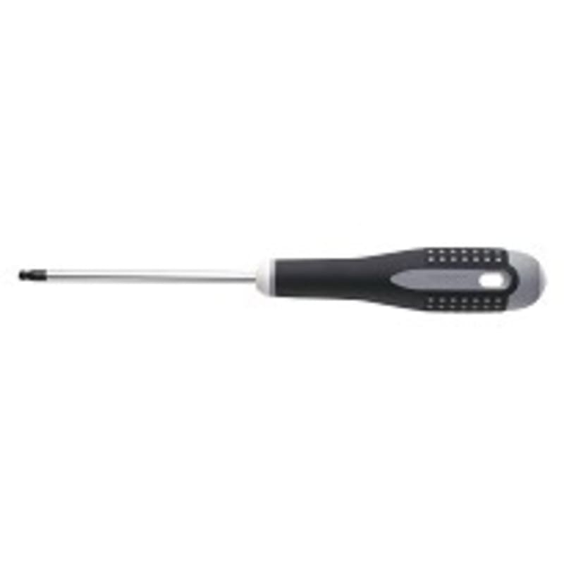 Bahco BE-8725 Ergo Hex Socket Screwdriver with Ball Head, 2.5 mm