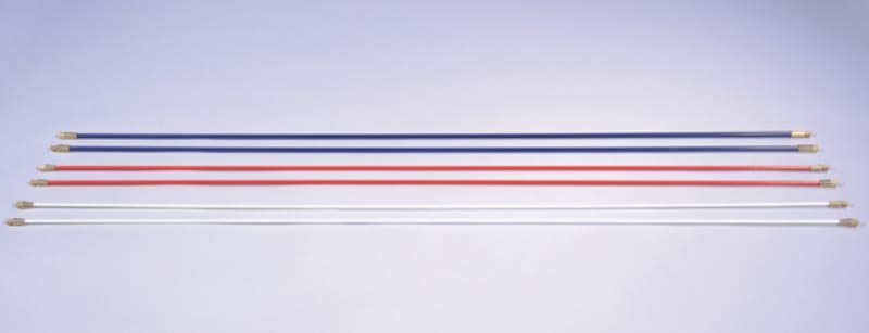 HellermannTyton Cable Scout+ CS-P5 Rod Pair, 2 x 1 m, 5 mm, Red Glass Fibre (897-90006)