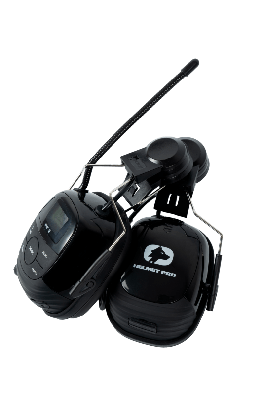 Wolf Helmet Pro helmet-mounted hearing protection, DAB+/FM/Bluetooth (8806709)