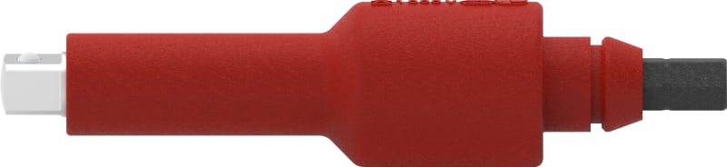 Wiha 43634 TorqueVario-S T-Handle Adapter 1/4" 1000 V Insulated