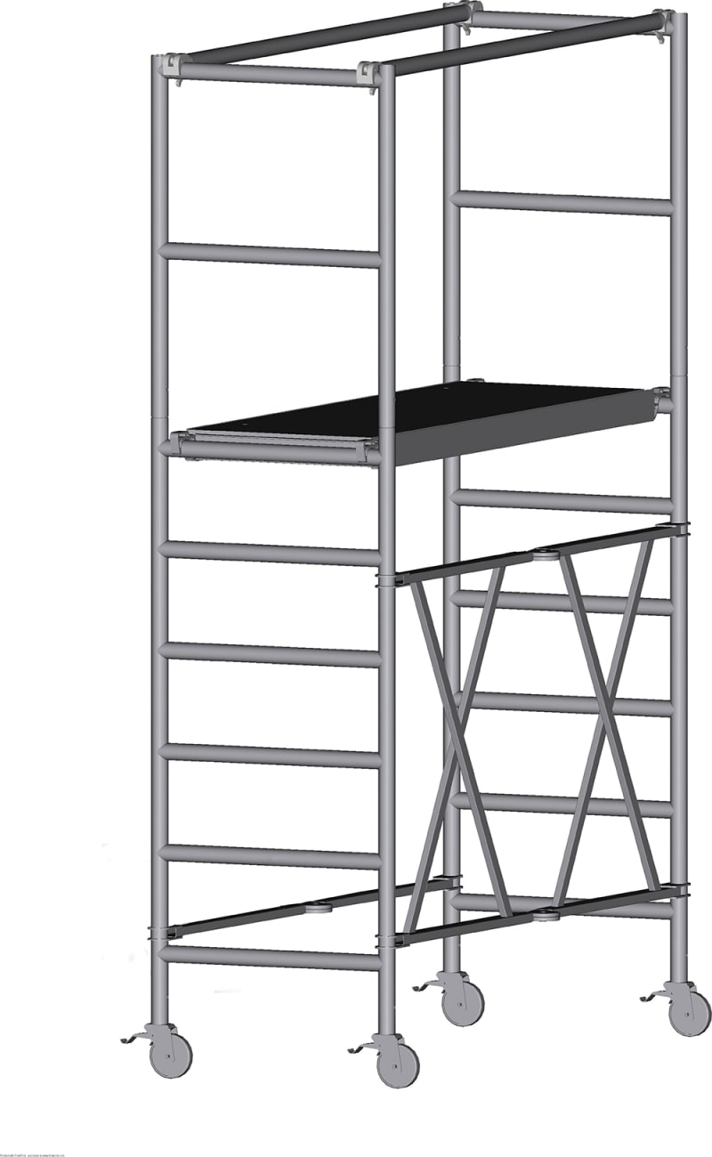 Zarges 853101 Scaffold Extension Guardrail Section