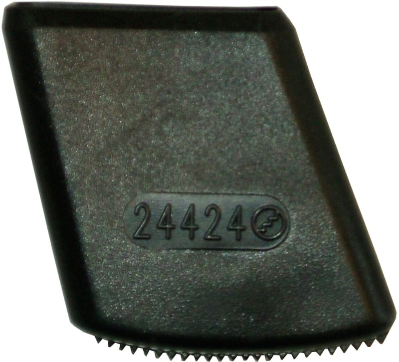Zarges 24438 angled outer rubber foot 48 x 25 mm ladder spare part