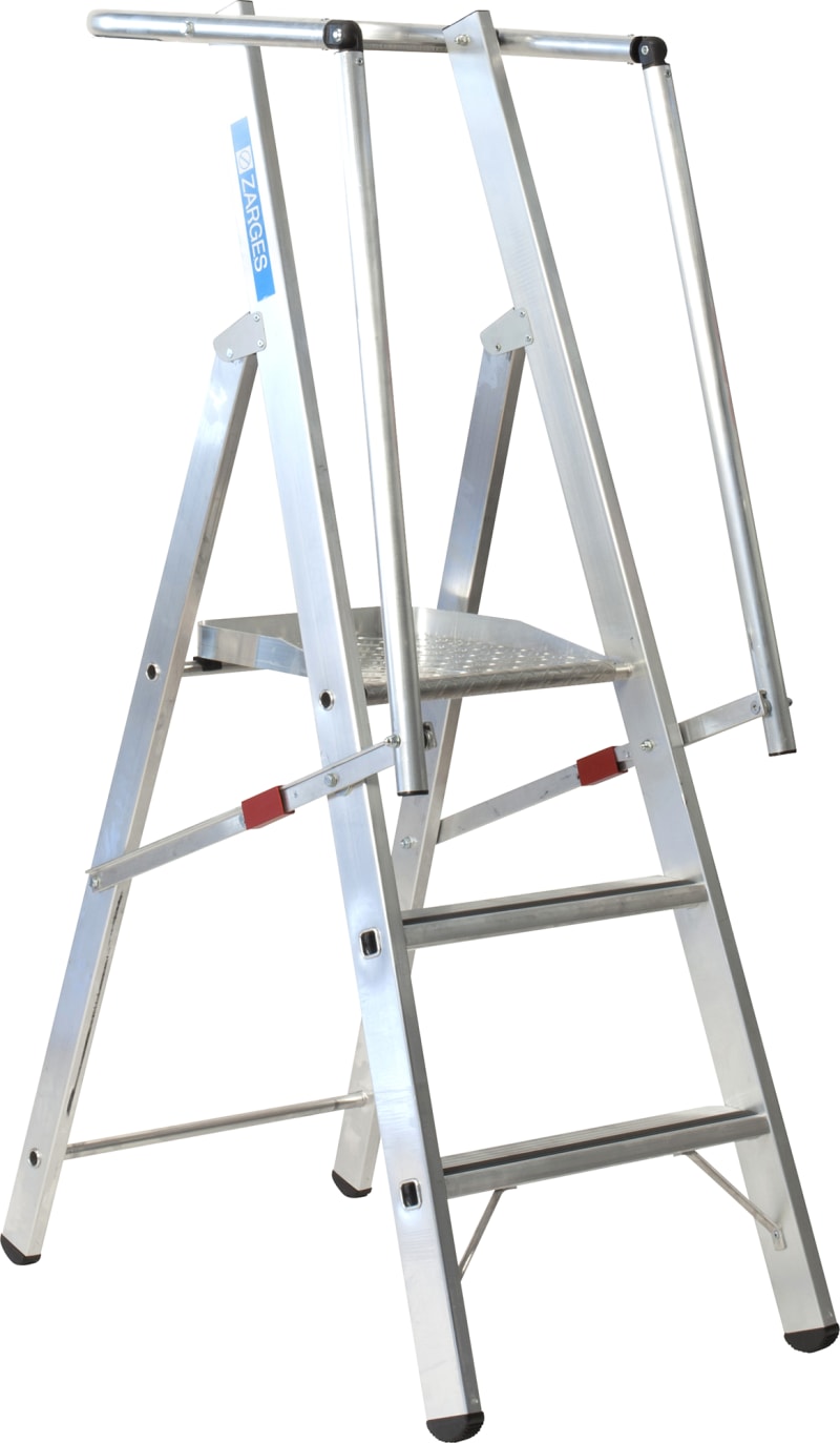 Zarges 41681 SafeMaster Platform Step Ladder 3 Steps Extra-Wide