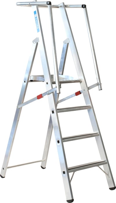 Zarges Safemaster 4-Step Platform Ladder with Handrail