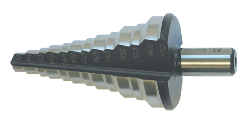 Step Drill Bit 6 steg, 8,5-40,5mm (8808710)