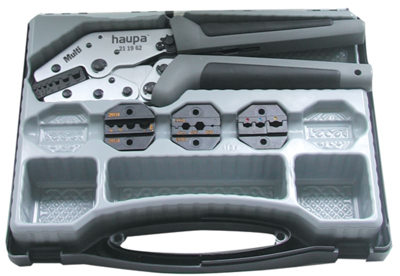 Crimping Pliers, set with 4 dies (211960)
