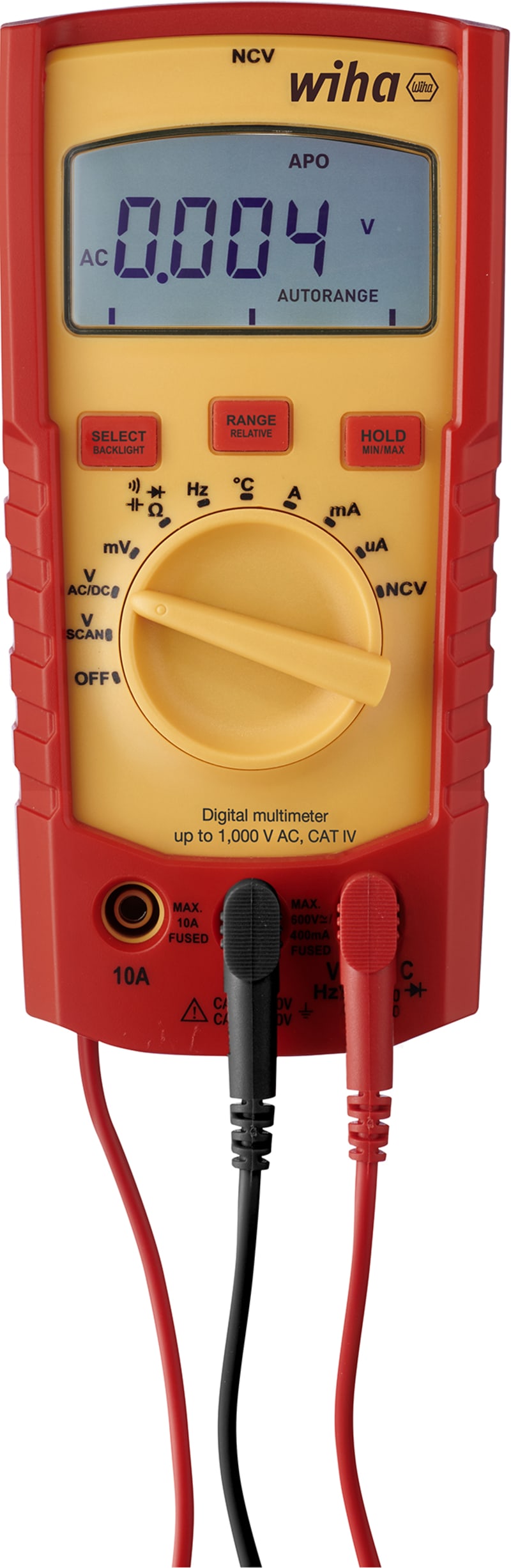 Wiha Digital Multimeter 1000 V AC/DC CAT IV True RMS (45215)