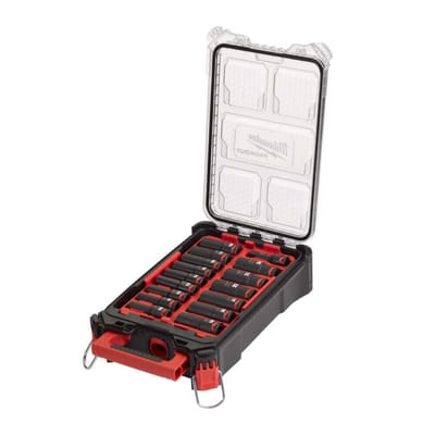 Impact Socket Set 1/2" Packout 16P