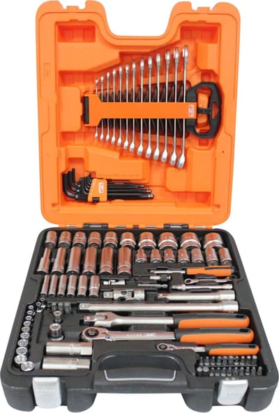 Socket Set 1/4+1/2 Langpiper