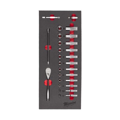 Ratchet Set 1/4" Toolguard™ 28DEL