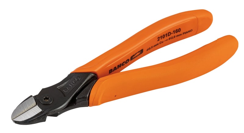 Bahco 2101D-160 Diagonal Side Cutter 160 mm for Soft and Hard Materials