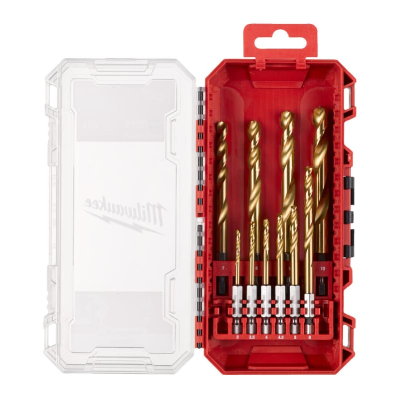 Metal Drill Bit Set HSSG-TIN POF 10P (4932493865)